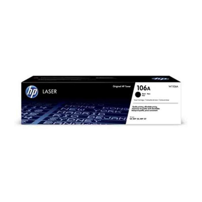 HP 106A W1106A Tóner Negro Original HP 106A W1106A Tóner Negro Original