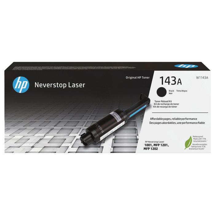 HP Kit de recarga de tóner Original Neverstop 143A Negro (W1143A) 2500 páginas