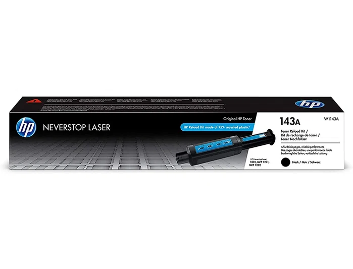 HP Toner Original 143a para LaserJet Neverstop 1000 / 1200 Series - Negro - Rendimiento 2500 páginas