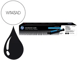 HP Kit de recarga de tóner 143AD Neverstop Negro (Pack de 2)