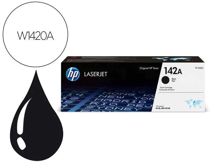 HP 142A Negro (W1420A)