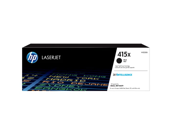 HP Cartucho de tóner Original LaserJet 415X Negro de alta capacidad (W2030X) HP Cartucho de tóner Original LaserJet 415X Negro de alta capacidad (W2030X)