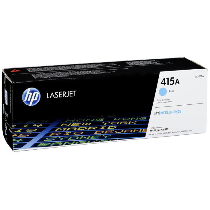 HP Cartucho de tóner Original LaserJet 415A Cian W2031A