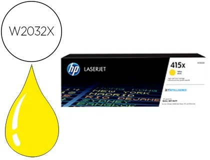 HP Cartucho de tóner Original LaserJet 415X Amarillo (W2032X) de alta capacidad