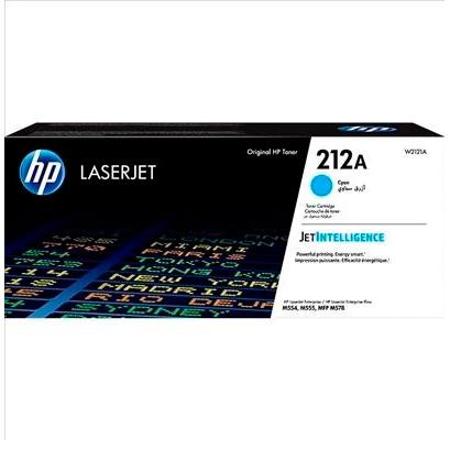 HP Toner Cian Laserjet Enterprise M554, M555, M578 212A HP Toner Cian Laserjet Enterprise M554, M555, M578 212A