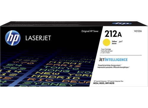HP Cartucho de tóner Original LaserJet 212A amarillo W2122A