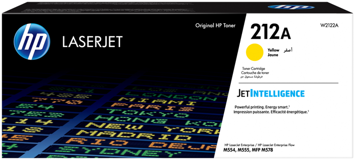 HP Cartucho de tóner Original LaserJet 212A amarillo W2122A