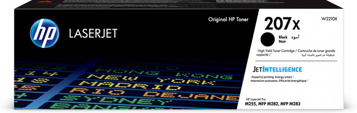 HP 207X W2210X Tóner Negro de Alta Capacidad HP 207X W2210X Tóner Negro de Alta Capacidad