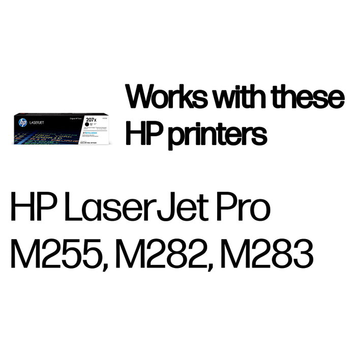 HP 207X W2210X Tóner Negro de Alta Capacidad HP 207X W2210X Tóner Negro de Alta Capacidad