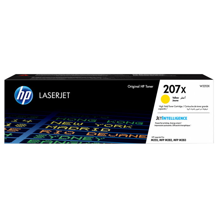 HP Cartucho de tóner 207X W2212X Amarillo HP Cartucho de tóner 207X W2212X Amarillo