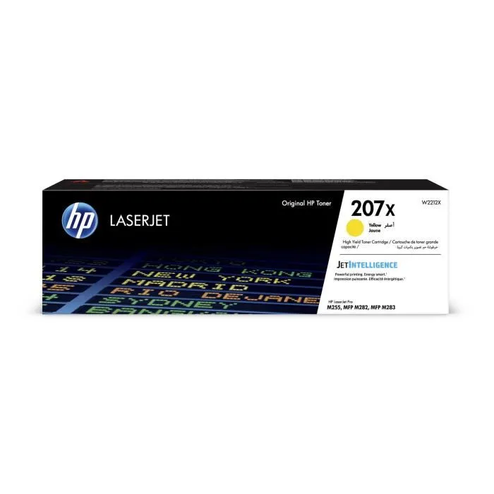 HP Cartucho de tóner 207X W2212X Amarillo HP Cartucho de tóner 207X W2212X Amarillo