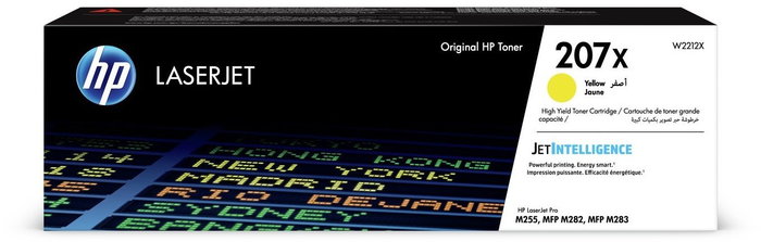 HP Cartucho de tóner 207X W2212X Amarillo HP Cartucho de tóner 207X W2212X Amarillo