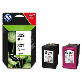 HP X4D37AE Tinta Cuatricolor Original XL 302 C/M/Y/BK