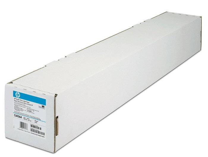 HP C6036A Papel de Impresión Mate Blanco 90 g/m² Rollo 36 pulgadas HP C6036A Papel de Impresión Mate Blanco 90 g/m² Rollo 36 pulgadas
