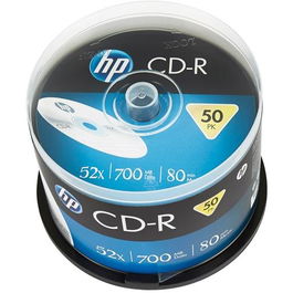 HP CD-R, 700MB, 52X, Tarrina de 50 Unidades