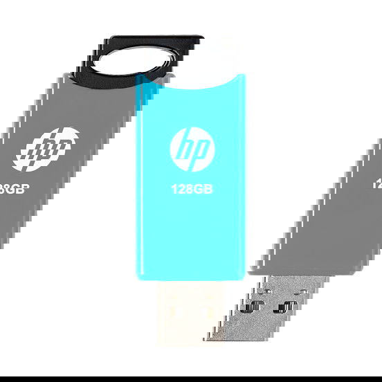 HP v212w 128GB USB 2.0 Flash Drive (Negro/Azul) Retail