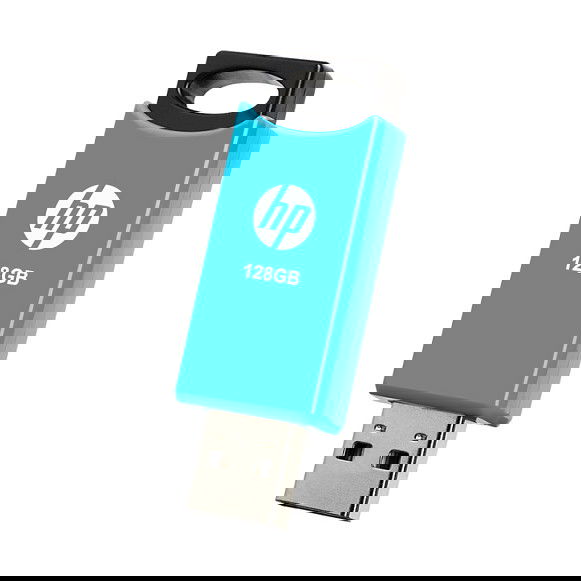 HP v212w 128GB USB 2.0 Flash Drive (Negro/Azul) Retail