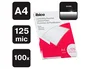 Ibico Fundas de Plastificar A4 Brillo 2x125 Micras Pack 100 UD