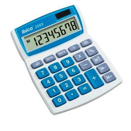 Ibico Calculadora 208X 8 Dígitos Solar/Pila