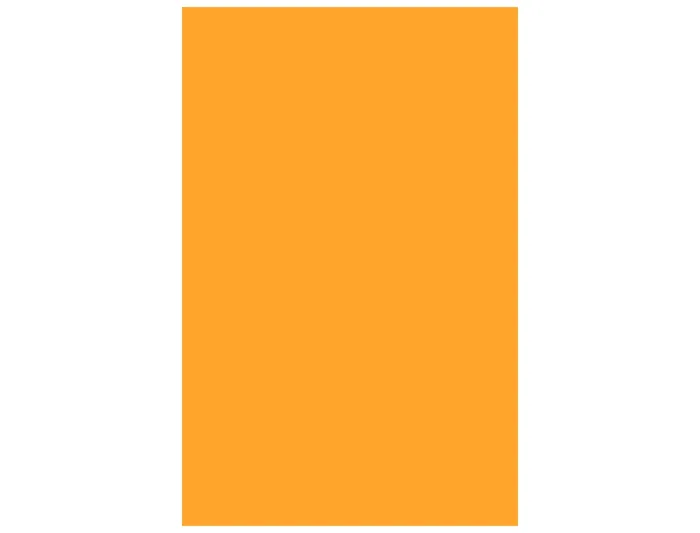 Guarro Cartulina Din A3 Color Mandarina 185 g, Paquete de 50 Hojas, Certificado FSC, Papel para Dibujo y Manualidades