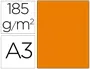 Guarro Cartulina Naranja 185 g, Formato DIN A3, Paquete de 50 Hojas, Color en Pasta, Superficie Satinada y Dura, Certificado FSC, para Dibujo y Manualidades Guarro Cartulina Naranja 185 g, Formato DIN A3, Paquete de 50 Hojas, Color en Pasta, Superficie Satinada y Dura, Certificado FSC, para Dibujo y Manualidades