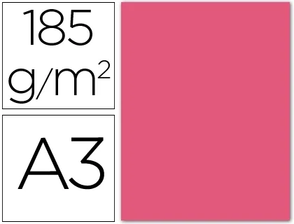 Guarro Cartulina Din A3 Fucsia 185g Guarro Cartulina Din A3 Fucsia 185g