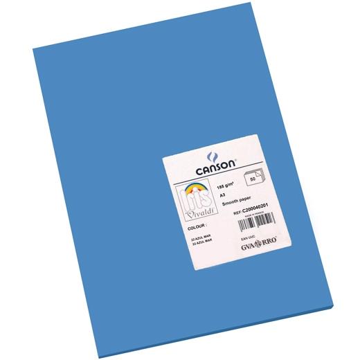 Iris Cartulina 297x420 mm 185 gr Azul Mar -50U- Iris Cartulina 297x420 mm 185 gr Azul Mar -50U-