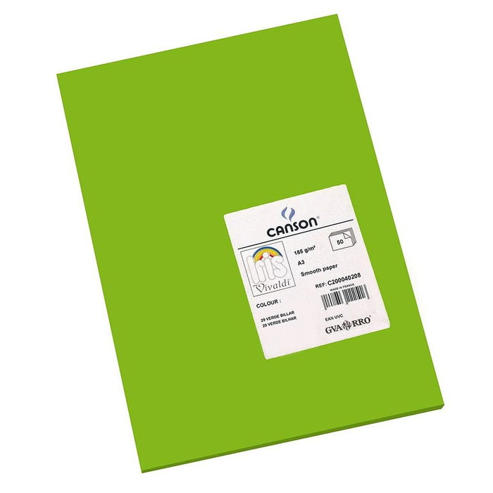 Guarro Cartulina Verde Billar 185g Din A3