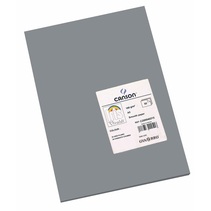 Guarro Cartulina Gris Plomo 185g Din A3 Guarro Cartulina Gris Plomo 185g Din A3