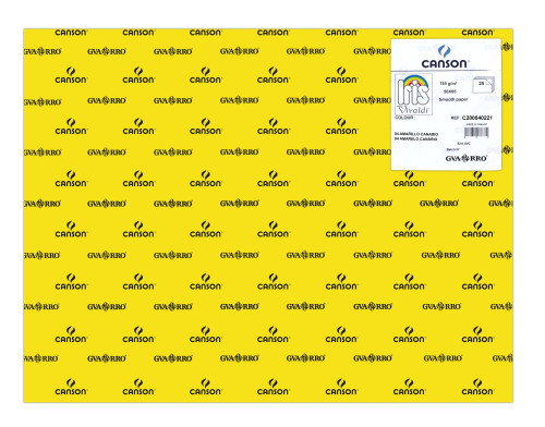 Iris Cartulina Amarillo Canario 50x65 cm 185g - 25 Unidades