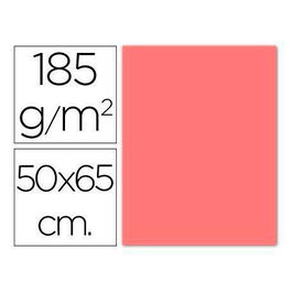 Guarro Cartulina 185g Rosa 50x65 cm - Pack de 25 Hojas, Certificado FSC, Ideal para Dibujo y Manualidades