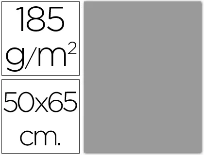 Guarro Cartulina Gris Perla 50x65 cm 185 g