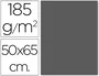 Guarro Cartulina Gris Plomo 50x65cm 185g - 25 Unidades