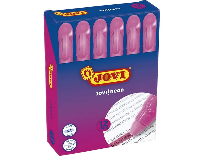 Jovi Marcador Gel Neón en Stick Rosa Jovi Marcador Gel Neón en Stick Rosa