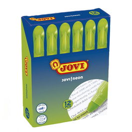 Jovi Marcador Fluorescente De Gel En Stick 140 mm Verde Caja 12 Unidades