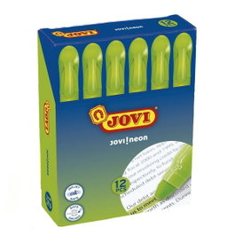 Jovi Marcador Gel Neón en Stick Verde