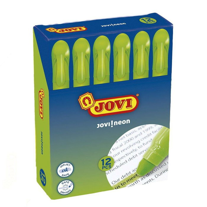 Jovi Marcador Gel Neón en Stick Verde Jovi Marcador Gel Neón en Stick Verde