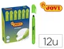 Jovi Marcador de Cera Gel Fluorescente Verde - Caja de 12 Unidades