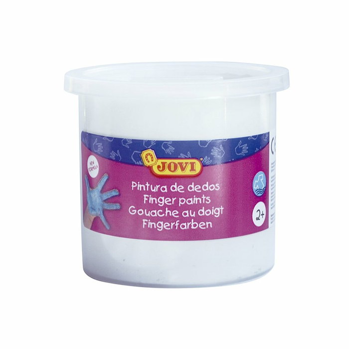 Jovi Pintura de Dedos Blanco Estuche de 5 Botes de 125 ml Jovi Pintura de Dedos Blanco Estuche de 5 Botes de 125 ml