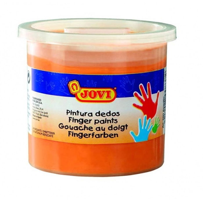 Jovi Pintura de Dedos Set de 5 Botes de 125 ml Naranja Jovi Pintura de Dedos Set de 5 Botes de 125 ml Naranja