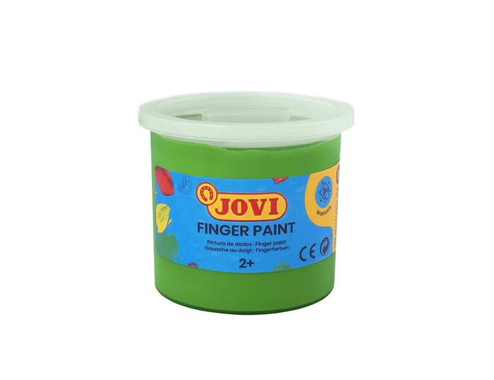 Jovi Estuche de Pintura de Dedos de 5 Botes de 125 ml Verde