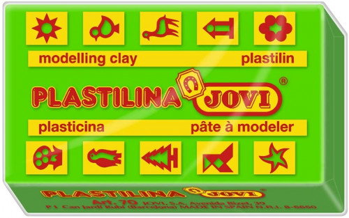 Jovi Plastilina Verde Claro Caja de 30 Pastillas de 50 g