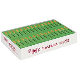 Jovi Plastilina Pastilla 50 gr Verde Claro Caja 30 Ud