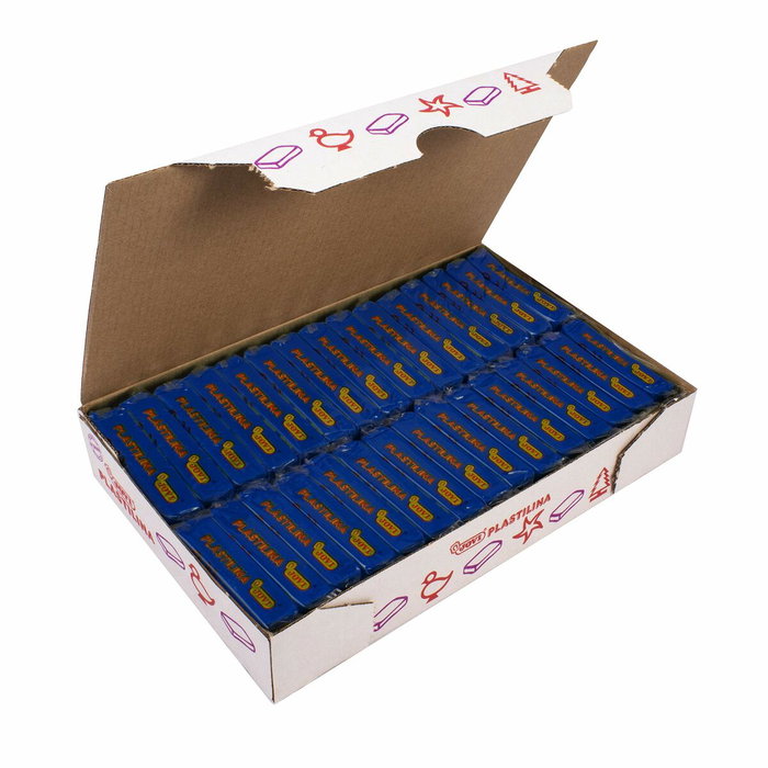 Jovi Plastilina School Pastilla Azul Oscuro Caja de 30 Unidades