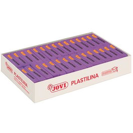 Jovi Plastilina Pastilla 50 gr Lila Caja 30 Unidades