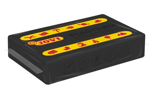 Jovi Plastilina School Negro Caja de 30 Unidades de 50g