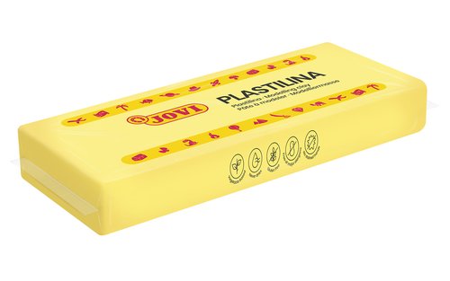 Jovi Plastilina School Pastilla Amarillo Caja de 15 Unidades