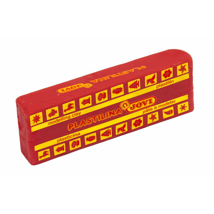 Jovi Plastilina School Pastilla Rojo Caja de 15 Unidades