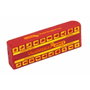 Jovi Plastilina School Pastilla Rojo Caja de 15 Unidades