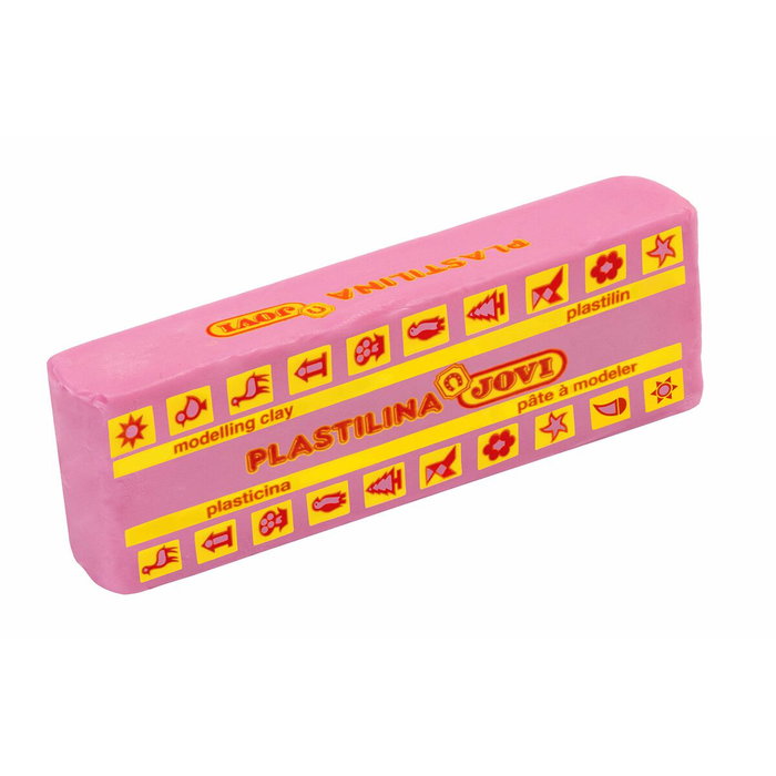 Jovi Plastilina School Pastilla Rosa Claro Caja de 15 Unidades